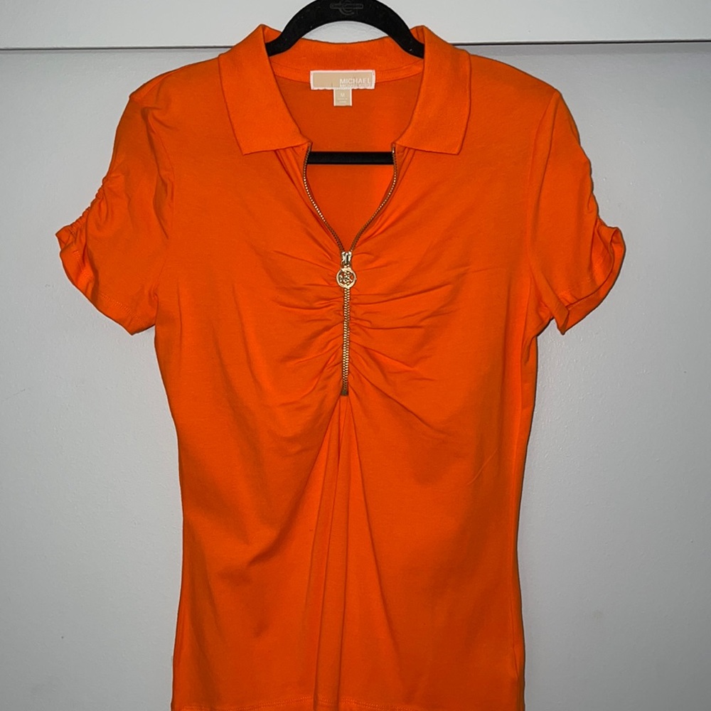 Orange Micheal Kors Tee